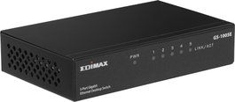 Edimax GS-1005E Switch de red Gigabit Ethernet de 5 puertos, Metal, Negro