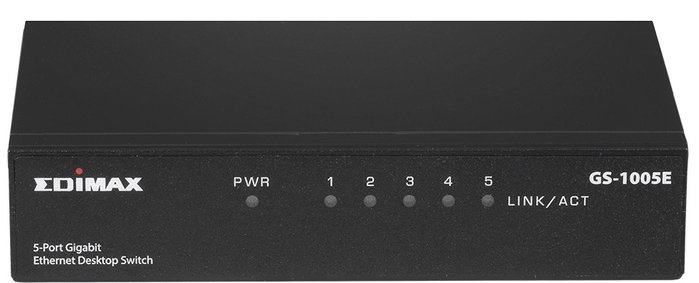 Edimax GS-1005E Gigabit Ethernet 5 Puertos Desktop Switch Negro Metal Edimax GS-1005E Gigabit Ethernet 5 Puertos Desktop Switch Negro Metal