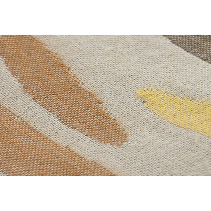 DKD Home Decor Plaid de Jacquard Multicolor 130x170 cm