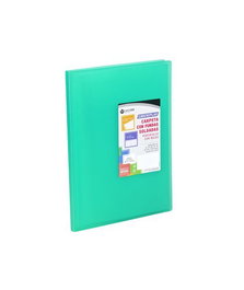 CARCHIPLAS Carpeta de fundas Book Flexible A4 Verde (Set de 6)