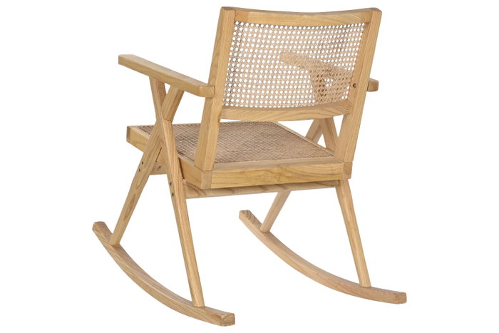 DKD Home Decor Mecedora Shabby Natural 94 x 83 x 59 cm (2 Unidades)