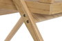 DKD Home Decor Mecedora Shabby Natural 94 x 83 x 59 cm (2 Unidades)