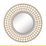 Espejo de pared Versa Bambú Espejo Geométrico Redondo 2,5 x 56 x 56 cm
