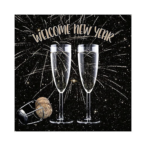 PAPSTAR Servilletas Welcome New Year 20 unidades PAPSTAR Servilletas Welcome New Year 20 unidades