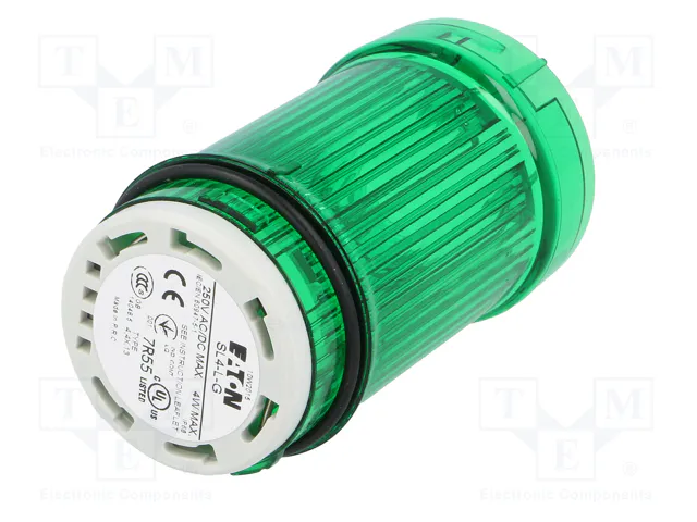 EATON ELECTRIC Señalizador Luminoso SL4 Verde 0÷250VDC EATON ELECTRIC Señalizador Luminoso SL4 Verde 0÷250VDC