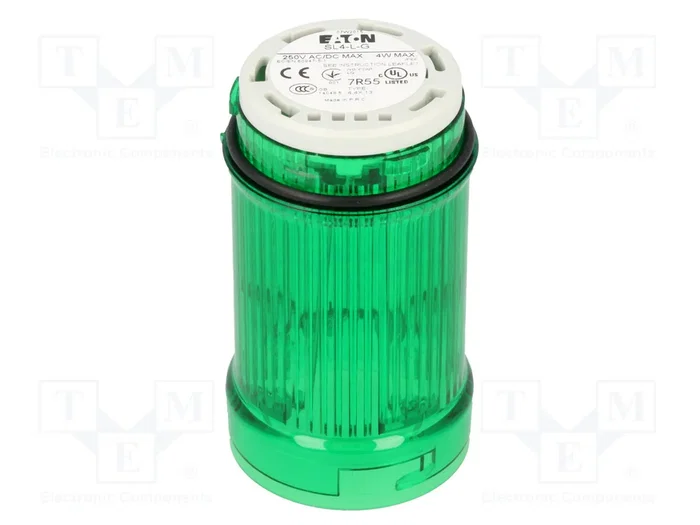 EATON ELECTRIC Señalizador Luminoso SL4 Verde 0÷250VDC EATON ELECTRIC Señalizador Luminoso SL4 Verde 0÷250VDC