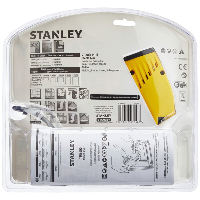 Stanley Grapadora eléctrica TRE550 pro range Stanley Grapadora eléctrica TRE550 pro range