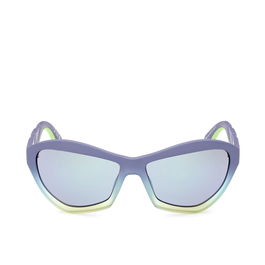 Adidas Sport OR0095 82Z Gafas de Sol para adultos, Gafas de Sol Rectangulares Montura Violeta Mate