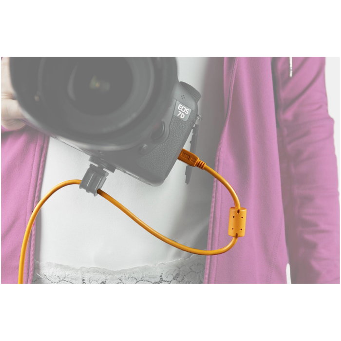 Tether Tools TetherPro USB 2.0 A/MiniB 5 Pin 4,6m Naranja