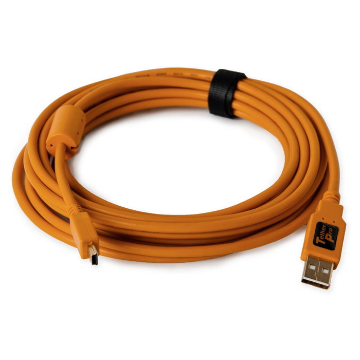 Tether Tools TetherPro USB 2.0 A/MiniB 5 Pin 4,6m Naranja