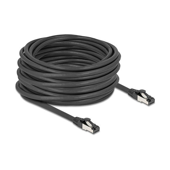 DeLOCK Cable de red RJ45 Cat.8.1 S/FTP 15 m 40 Gbps Negro