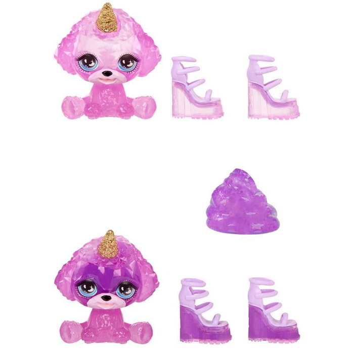 Rainbow High Muñeca LIT0035051120223 Moda con Kit de Slime y Mascota, Morado (Púrpura), Muñeca con Purpurina de 28 cm