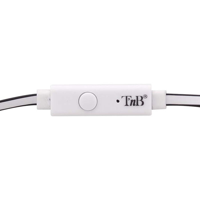 TNB Auriculares BE COLOR con cable jack blanco