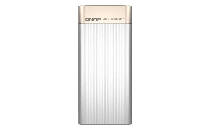 QNAP Adaptador de red USB 4 Type-C a 1 x 10GBASE-T Ethernet 10000 Mbit/s, Plata QNAP Adaptador de red USB 4 Type-C a 1 x 10GBASE-T Ethernet 10000 Mbit/s, Plata