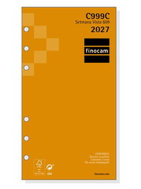 Finocam Recambio de Agenda Anual 2027 Catalán Classic 609 94x171