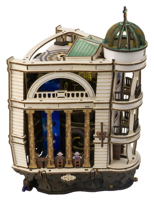 Ugears Harry Potter Maqueta de madera Carrera de Canicas del Banco Mágico Gringotts