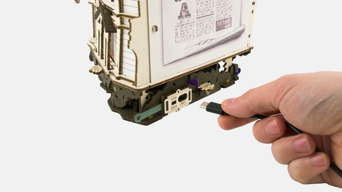 Ugears Harry Potter Maqueta de madera Carrera de Canicas del Banco Mágico Gringotts