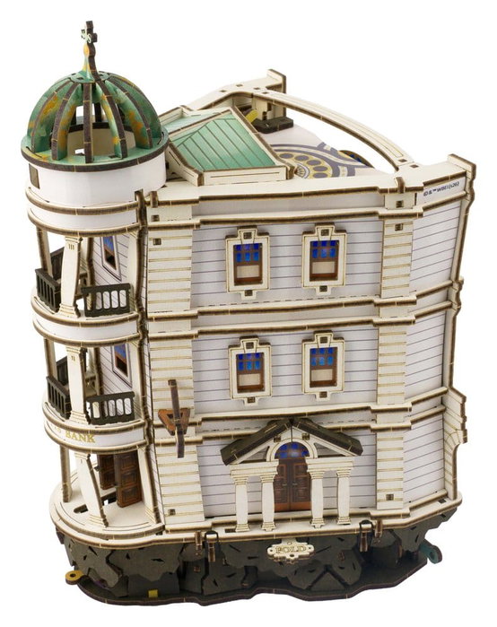 Ugears Harry Potter Maqueta de madera Carrera de Canicas del Banco Mágico Gringotts