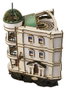 Ugears Harry Potter Maqueta de madera Carrera de Canicas del Banco Mágico Gringotts