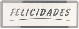Etiquetas Regalo Adh. Rollo 300 Uds. 50X18 Felicidades Plata