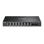 TP-Link ES210X-M2 Switch Gestionado 2.5G Ethernet 8 Puertos Montaje Pared/Escritorio Negro
