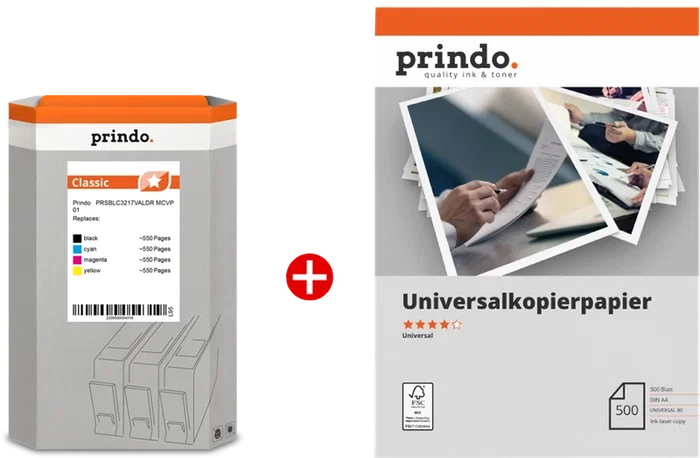 Prindo Value Pack Cartuchos Compatibles Negro, Cian, Magenta, Amarillo y Blanco Prindo Value Pack Cartuchos Compatibles Negro, Cian, Magenta, Amarillo y Blanco