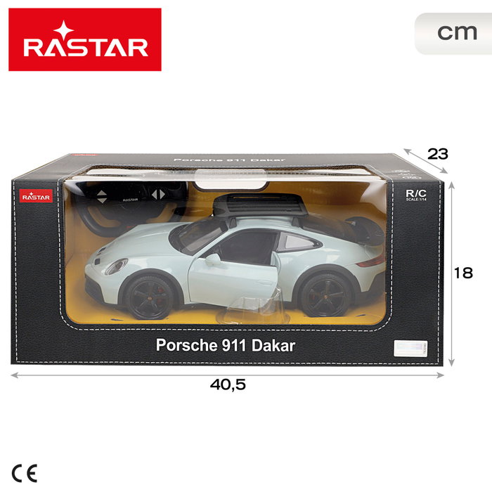 RASTAR Coche RC Porsche 9 escala 1:14
