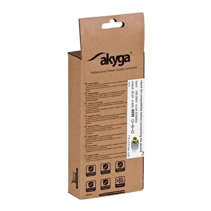 AKYGA Alimentador para Portátiles 90W 20V 4,5A