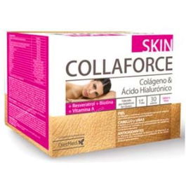 DIETMED Collaforce Skin 30 Sobres con Colágeno, Ácido Hialurónico y Antioxidantes para la Piel