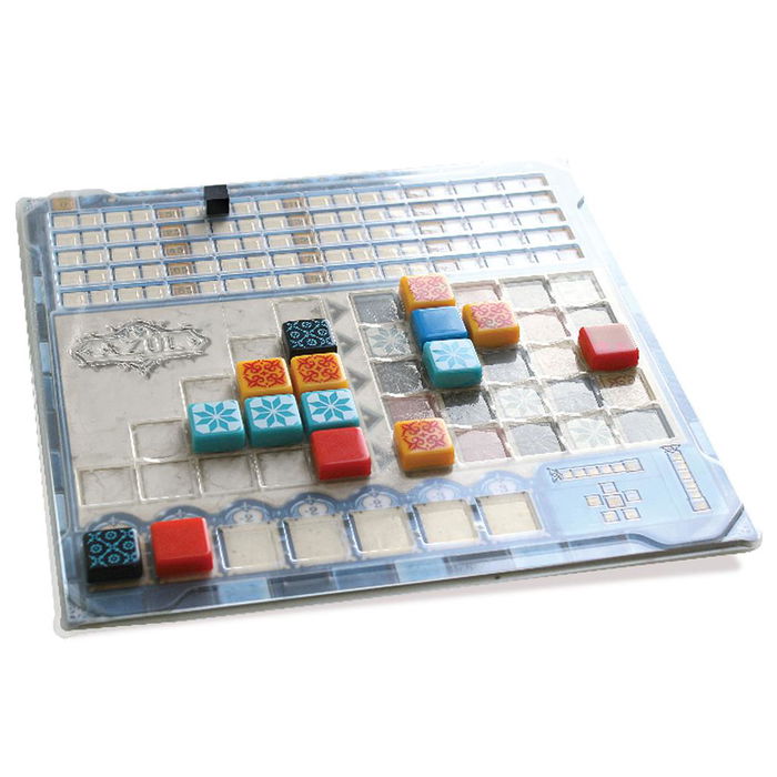 Plan B Games Azul: Mosaico de Cristal Expansión Juego de Mesa - Compatible con Base, Tableros Doble Cara y Organizadores Acrílicos para Mayor Estabilidad - PEGI 8, Español