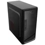 Akyga AK995BK Caja PC Midi Tower Negro, Compatible con ATX/microATX/Mini-ITX, 2 Puertos USB 2.0, Gestión de Cables, Sin Fuente de Alimentación