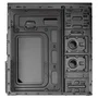 Akyga AK995BK Caja PC Midi Tower Negro, Compatible con ATX/microATX/Mini-ITX, 2 Puertos USB 2.0, Gestión de Cables, Sin Fuente de Alimentación