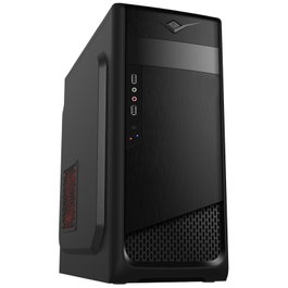 Akyga AK995BK Caja de PC Micro ATX con Frontal 2x USB 2.0, Negra, sin fuente de alimentación