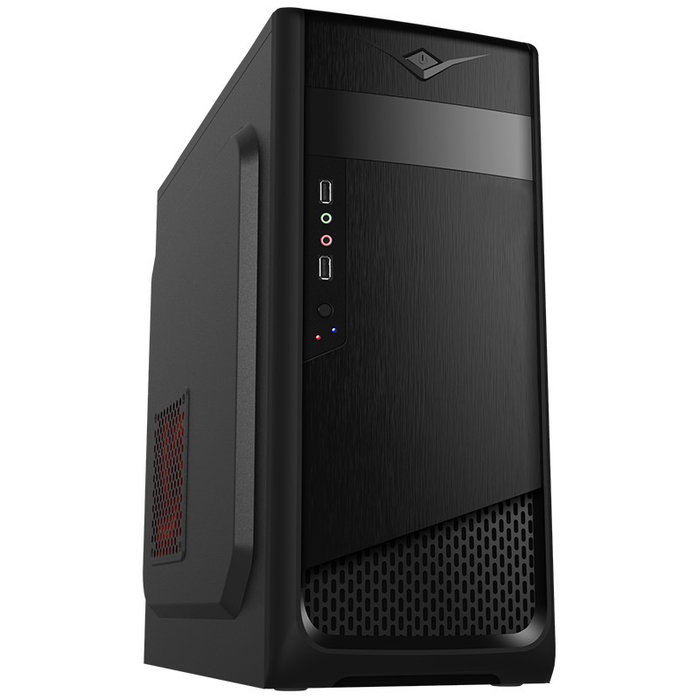 Akyga AK995BK Caja de PC Micro ATX con Frontal 2x USB 2.0, Negra, sin fuente de alimentación