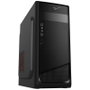 Akyga AK995BK Caja de PC Micro ATX con Frontal 2x USB 2.0, Negra, sin fuente de alimentación
