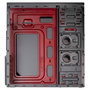 Akyga AK995BK Caja de PC Micro ATX con Frontal 2x USB 2.0, Negra, sin fuente de alimentación