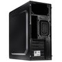 Akyga AK995BK Caja de PC Micro ATX con Frontal 2x USB 2.0, Negra, sin fuente de alimentación
