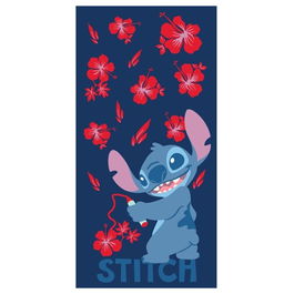 DISNEY Toalla de Playa o Baño de Algodón 100% de Stitch 70x140cm