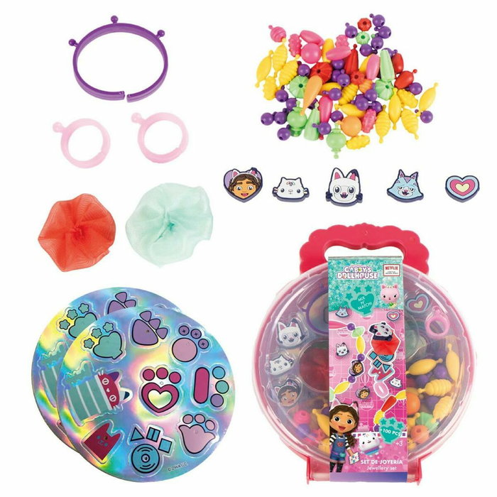 Cerdá Set de Bisutería con Joyero Gabby's Dollhouse Multicolor