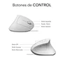 Subblim Glide Vertical Ergo Blanco