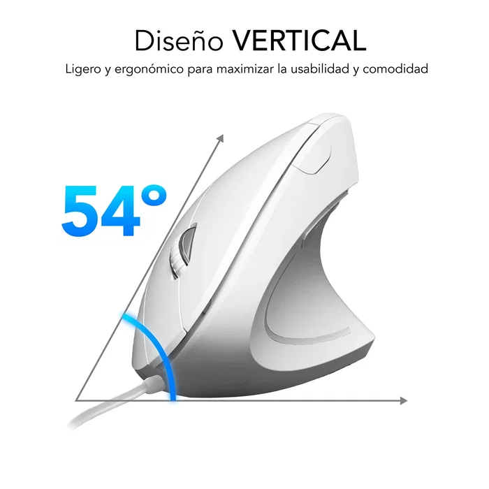 Subblim Glide Vertical Ergo Blanco