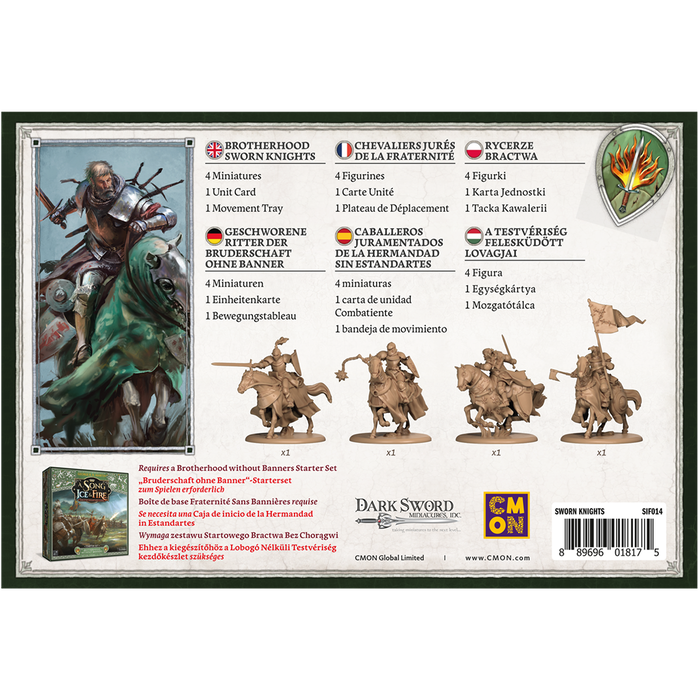 CMON Caballeros Juramentados de la Hermandad Canción de Hielo y Fuego: El Juego de Miniaturas
