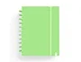 Carchivo Cuaderno Ingeniox Foam A5 80 Hojas Cuadricula Verde Pastel con Goma Elástica