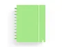 Carchivo Cuaderno Ingeniox Foam A5 80 Hojas Cuadricula Verde Pastel con Goma Elástica