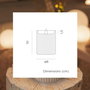 New Garden Vela LED Dolo Ceramic Blanca
