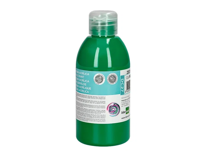 Liderpapel Pintura acrílica verde oscuro 250 ml