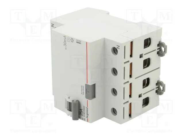LEGRAND RX3 Interruptor Diferencial 4 Polos 25A 30mA 400VAC