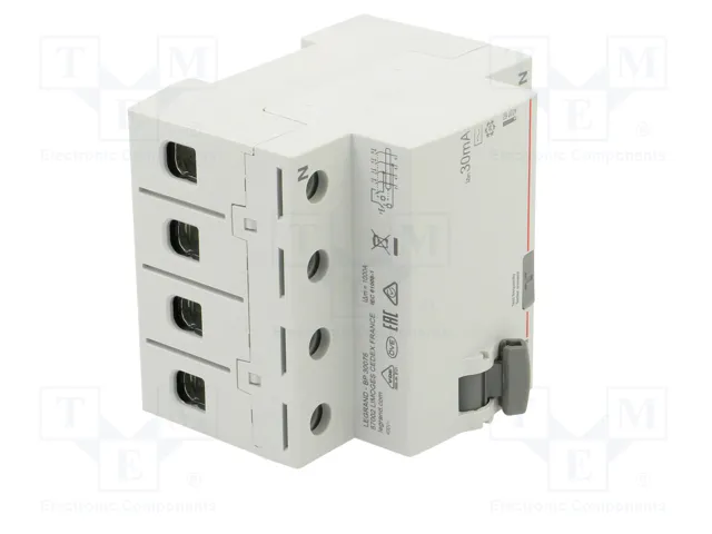 LEGRAND RX3 Interruptor Diferencial 4 Polos 25A 30mA 400VAC