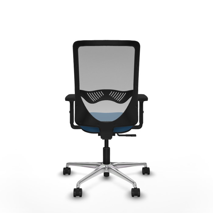 PIQUERAS Y CRESPO Silla de oficina Zulema Azul claro y Gris