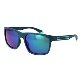 Polaroid PLD-2157-S-57PYW5Z Gafas de Sol para Hombre con Cristales Grises y Detalles Verdes